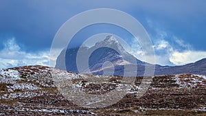 The mountain Suilven in the North West Highlands of Scotland