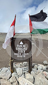 Mountain sumbing view central java