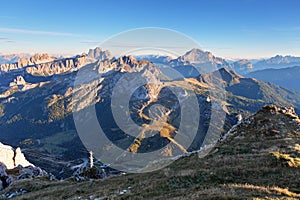 Mountain at summer - top of Lagazuoi, Dolomites, Italy