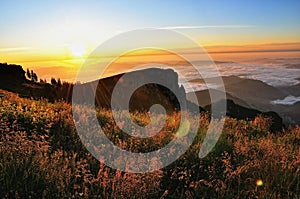 Mountain Sunrise Landscape