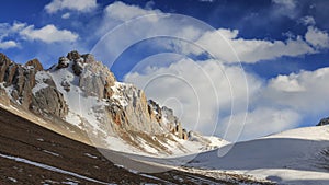 Mountain Tibetan Himalayan landscape in SiChuan province, China