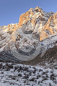 Mountain Tibetan Himalayan landscape in SiChuan province, China