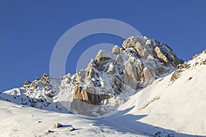 Mountain Tibetan Himalayan landscape in SiChuan province, China