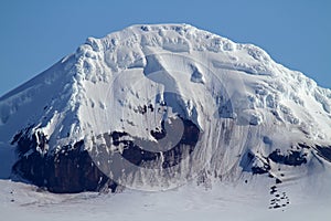 Mountain top of the Antarctic Peninsula