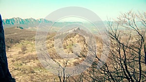 Mountain Top in autumn weather