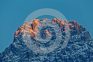 Mountain Top in Dolomites