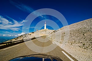 Mountain top of the Mont Ventoux in the Haute-Provence