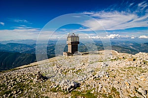 Mountain top of the Mont Ventoux in the Haute-Provence