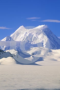 Mountain tops in St. Elias National Park and Preserve, Wrangell Mountains, Wrangell, Alaska