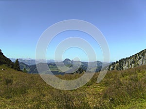 Mountain tour to mountain Aiplspitz in Bavaria, Germany