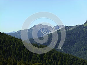 Mountain tour to mountain Aiplspitz in Bavaria, Germay