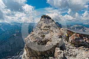 Mountain tour on the Watzmann