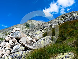 Mountain trail in High Tatras mountains, Slovakia