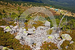 Mountain trail in Karkonosze