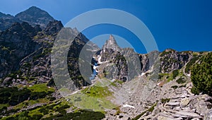 Mountain trail on the Monk Peak.