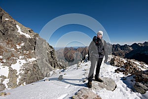 Mountain trek photo