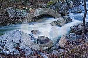 Mountain Trout Stream in the Blue Ridge Mountains