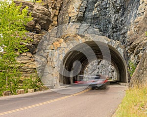 Mountain Tunnel Glacier National Park