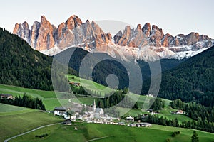 Mountain valley in the Italy alps.