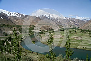 Mountain valley in Karakorum