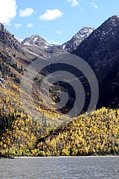 Mountain valley in tibet