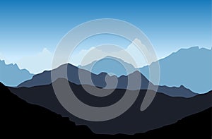 Mountain vector