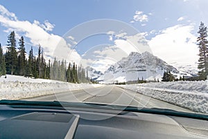 Mountain View from Car