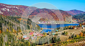 Mountain View of Dedinky village , Palcmanska Masa