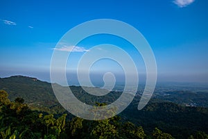 Mountain view at Doi Tung view point