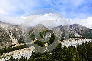 Mountain view from Fairy Meadows grassland