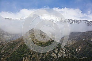 Mountain view from Fairy Meadows grassland