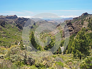 Mountain view in Gran Canaria
