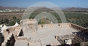 Mountain view from Jabreen Castle photo