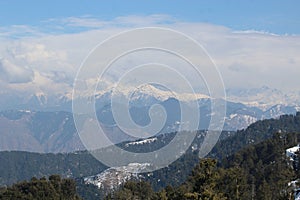 Mountain view from jot & x28;Chamba, Himachal Pradesh& x29; photo