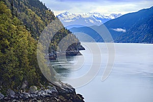 Mountain view from Juneau, Alaska