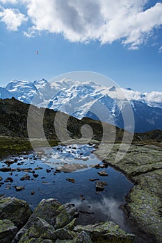 Mountain View Lake Reflection