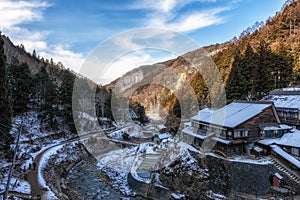 Mountain View leading to Jigokudani Monkey Park