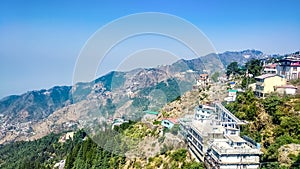 Mountain view in Mussoorie Uttarakhand photo