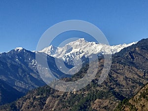 Mountain View off Uttarakhand India Kedarnath