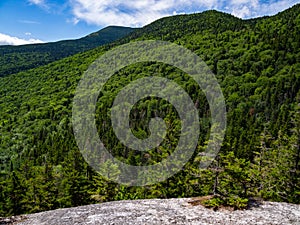 Mountain View, Overlook of Dense Maine Forest, Mahoosuc Range