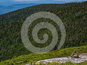 Mountain View, Overlook of Dense Maine Forest, Mahoosuc Range