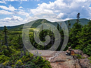 Mountain View, Overlook of Dense Maine Forest, Mahoosuc Range