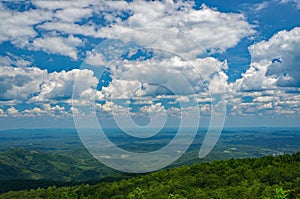 Mountain View of the Piedmont Valley