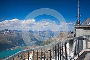 Mountain view from Piz Corvatsch