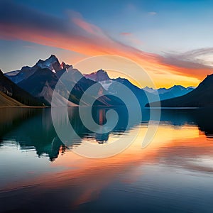 Mountain View and pristinelake