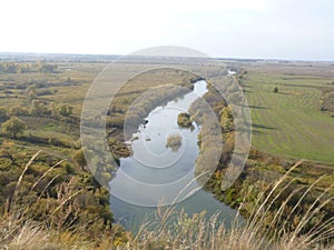 Mountain view of the river