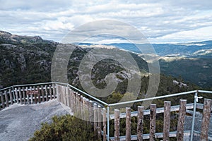 Mountain view from Rocas Viewpoint, in Geres National Park photo