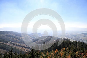 Mountain view from Sky Walk in Dolni Morava