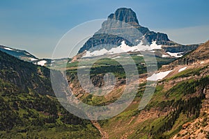 Mountain Views from Going to the Sun Road, Glacier National Park, Montana photo
