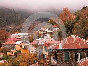 Mountain village Pedoulas Cyprus photo